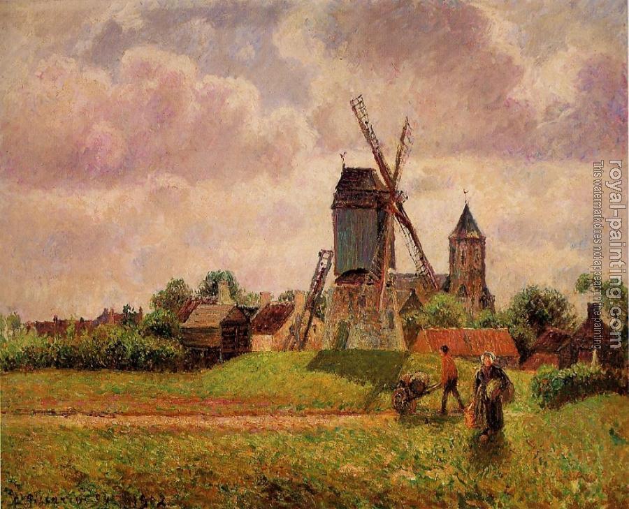 Camille Pissarro : The Knocke Windmill, Belgium Camille Pissarro : The Knocke Windmill, Belgium